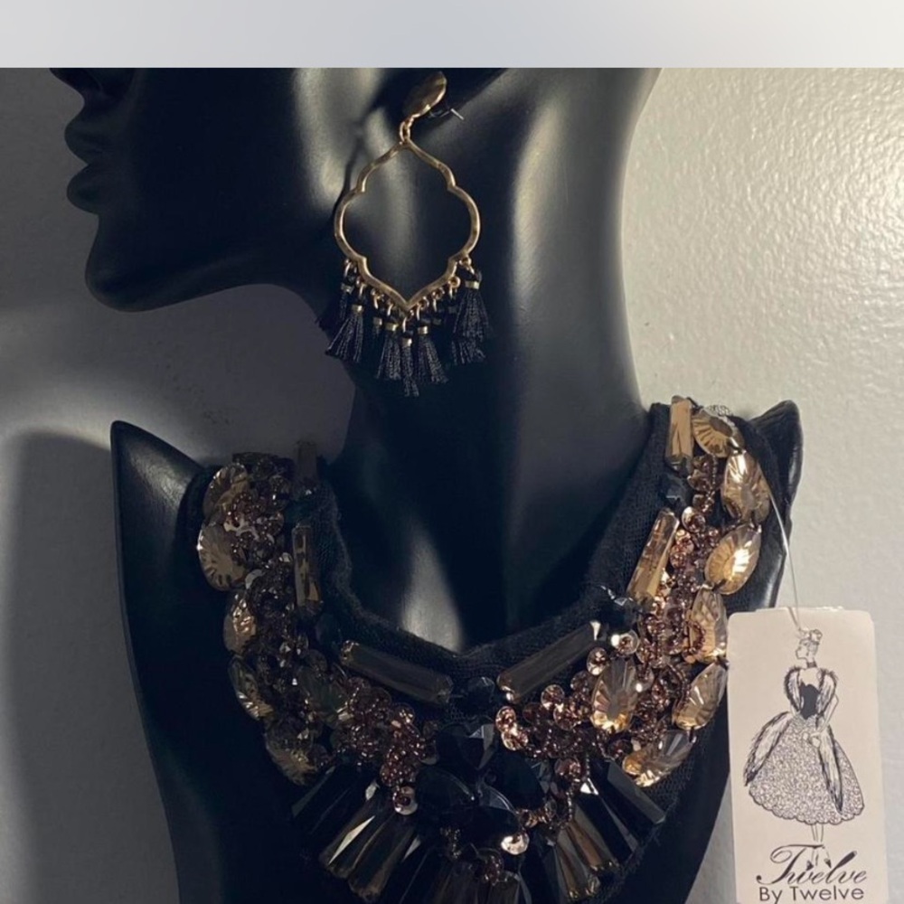 Twelve by Twelve Gold Hoop Earrings